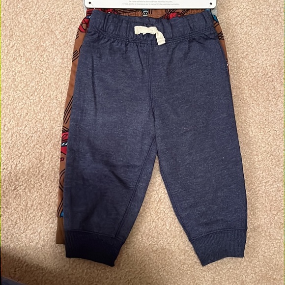 NWT 0-3mos BOY'S Carter's baby 4-pk bundle, 2 onesies/2 pants, car themed - Picture 5 of 9